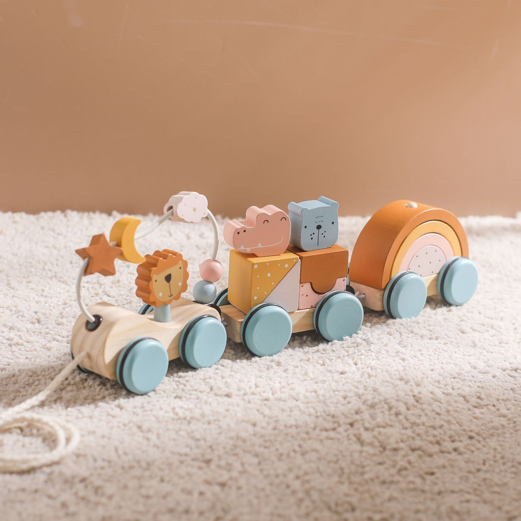 Beaded Wooden Logic Toy