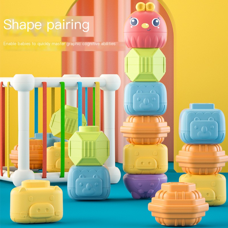 Montessori Rainbow Learning Cube