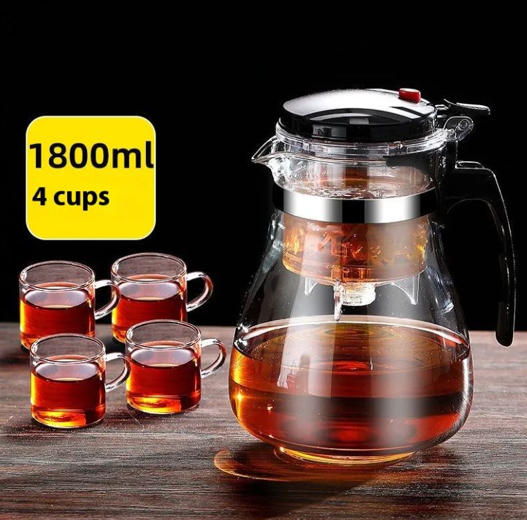 Elegant One-Click Brew Tea Cup
