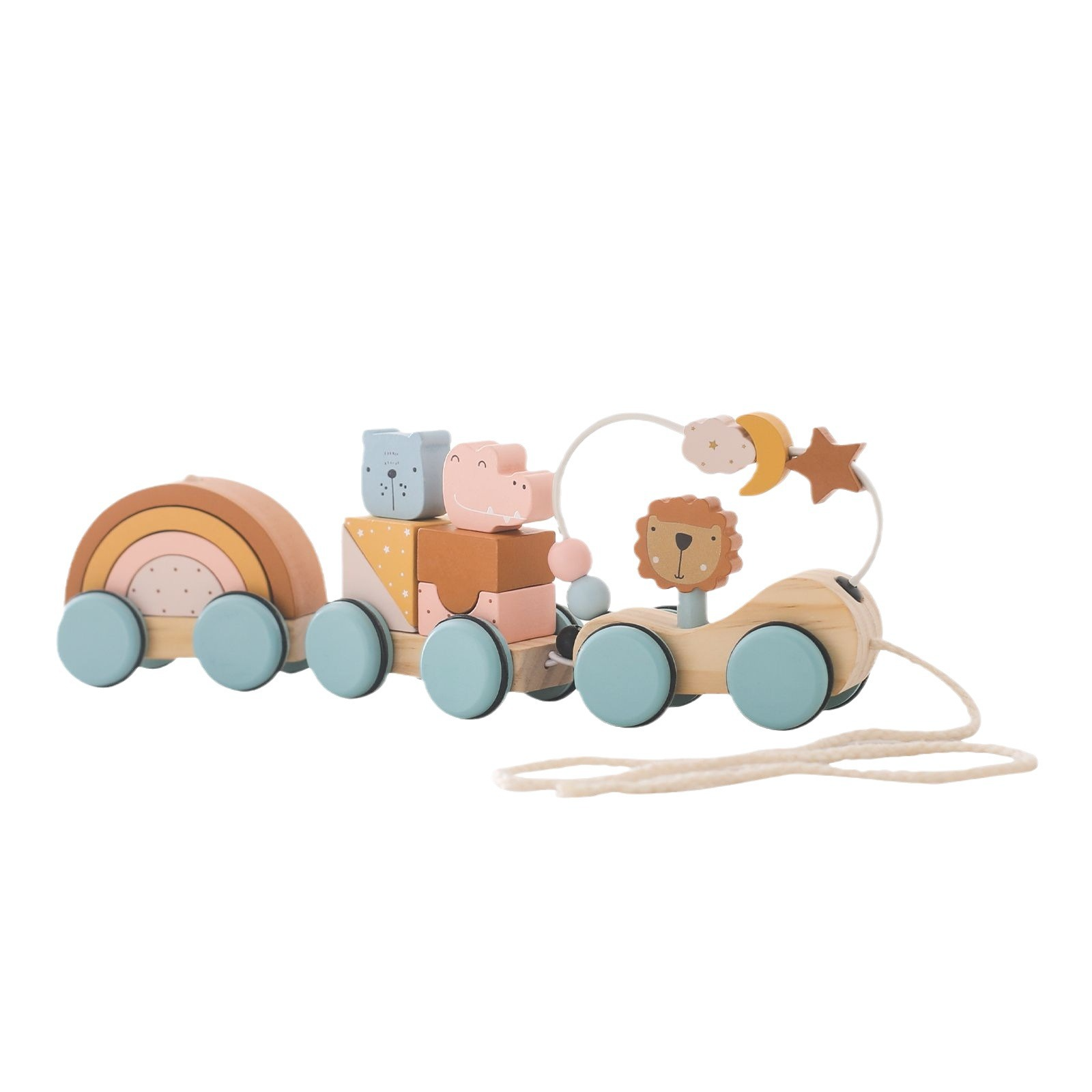 Beaded Wooden Logic Toy