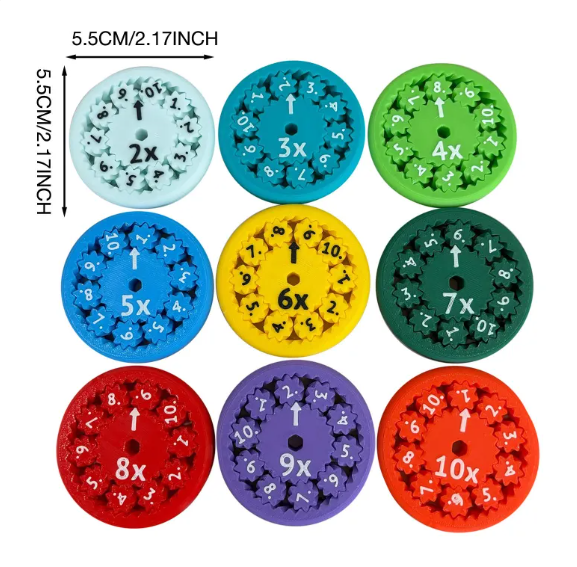 Math Master Spinner Toy – Stress-Relieving Number Games