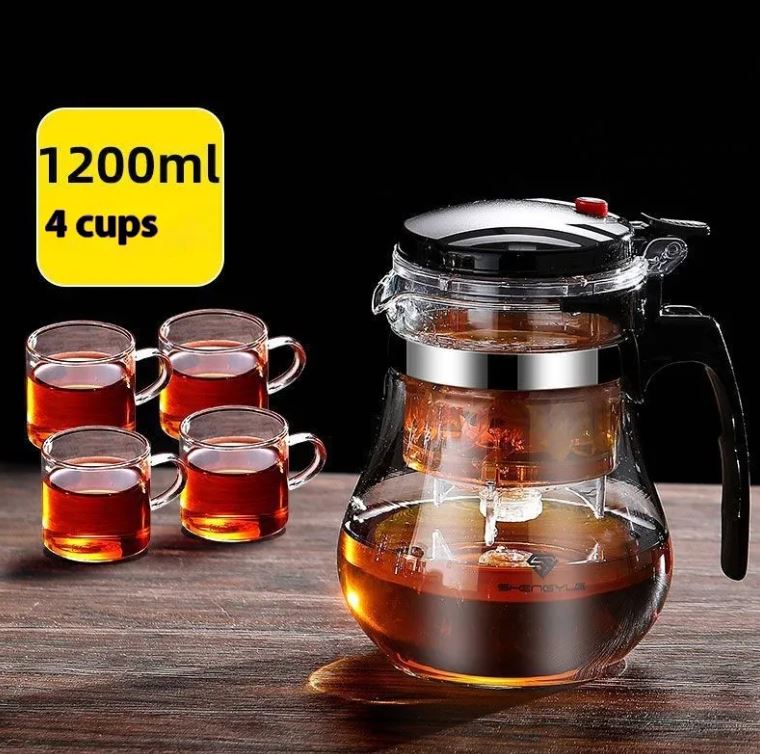 Elegant One-Click Brew Tea Cup