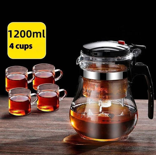 Elegant One-Click Brew Tea Cup