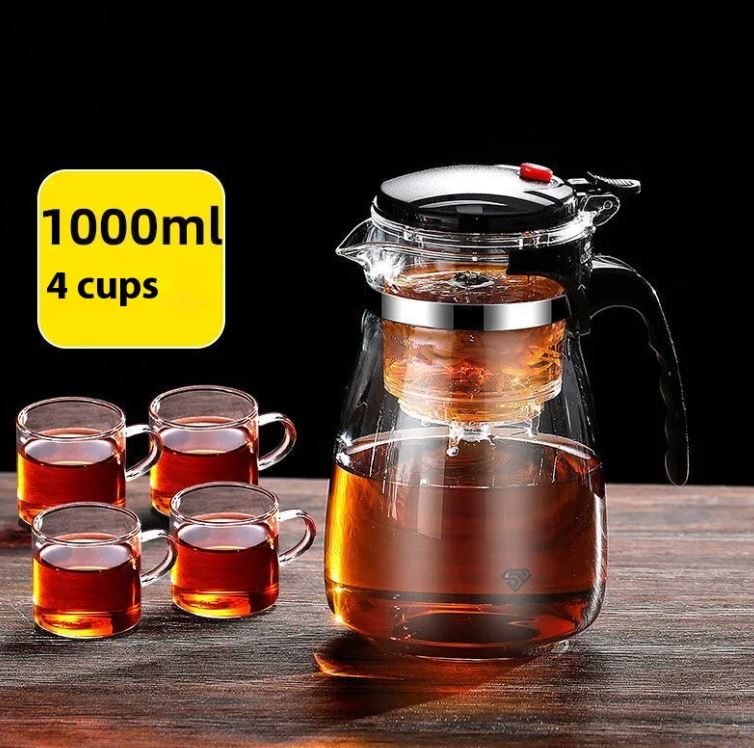 Elegant One-Click Brew Tea Cup