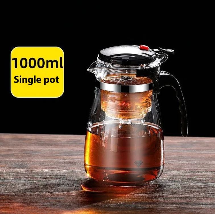 Elegant One-Click Brew Tea Cup
