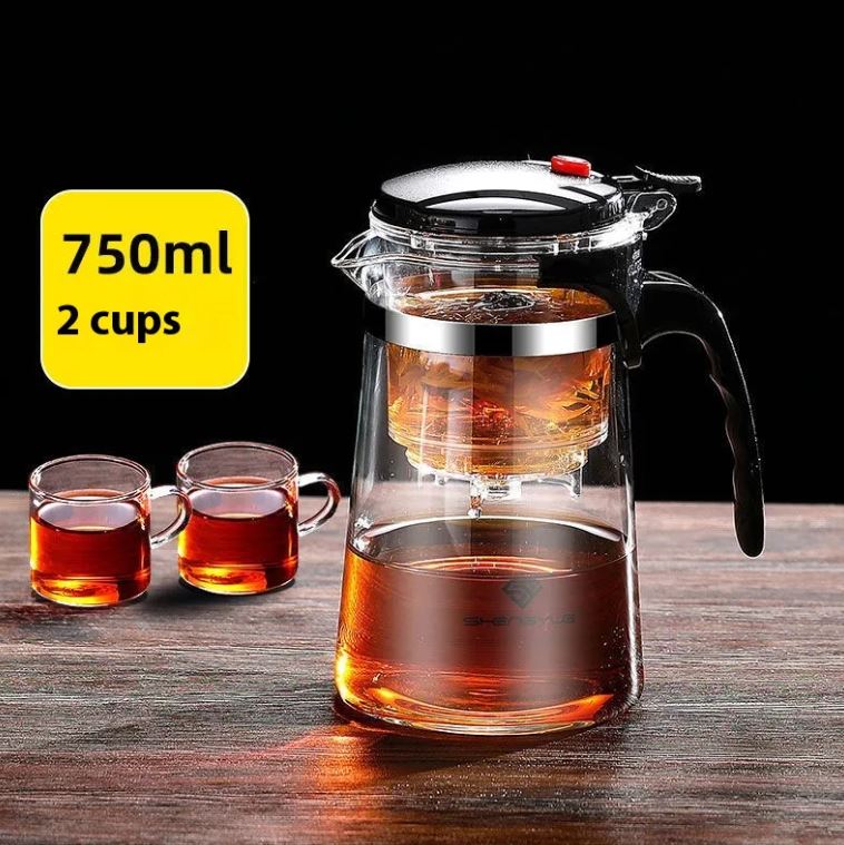 Elegant One-Click Brew Tea Cup