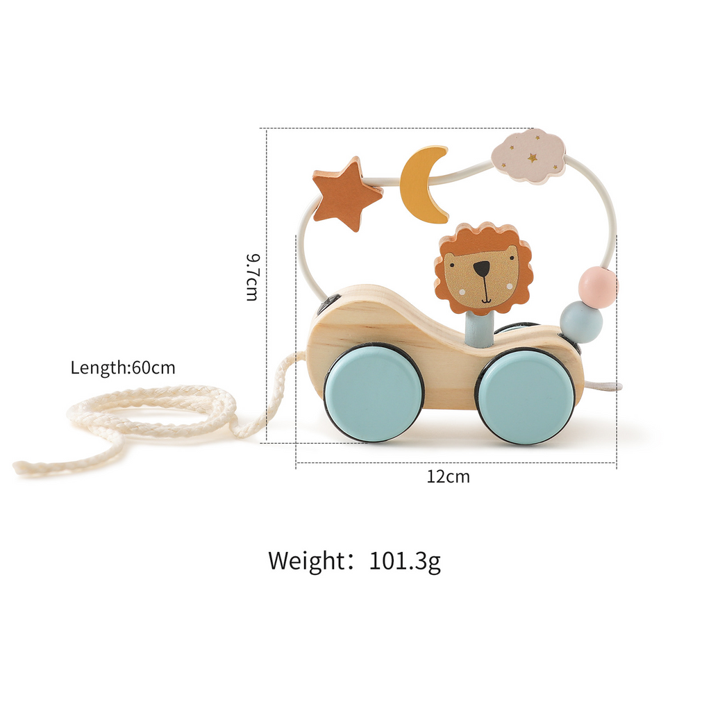 Beaded Wooden Logic Toy