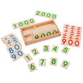 Montessori Kids Wooden Math Cards 1-9999