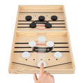 Interactive Tabletop Hockey Game with Quick Slingshot