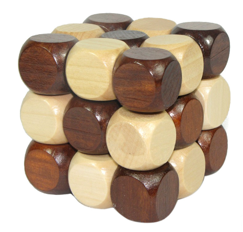 Wooden Logic Cube Toy