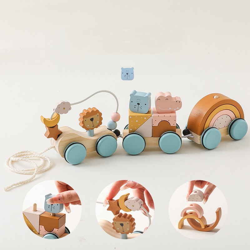 Beaded Wooden Logic Toy