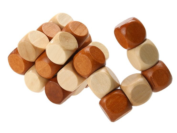 Wooden Logic Cube Toy