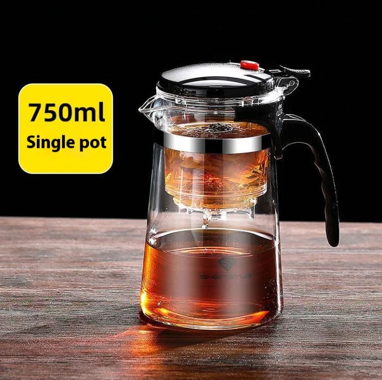 Elegant One-Click Brew Tea Cup