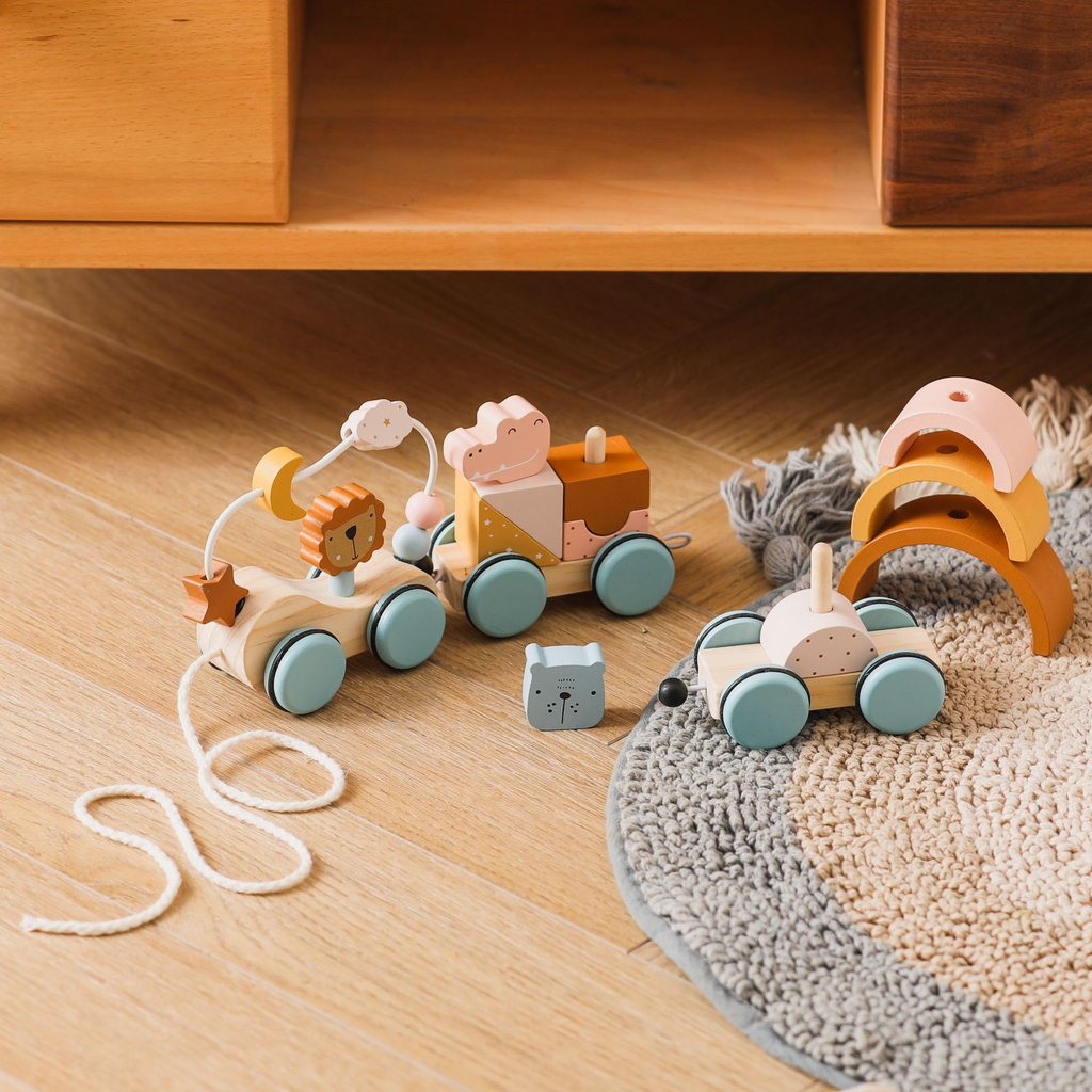 Beaded Wooden Logic Toy