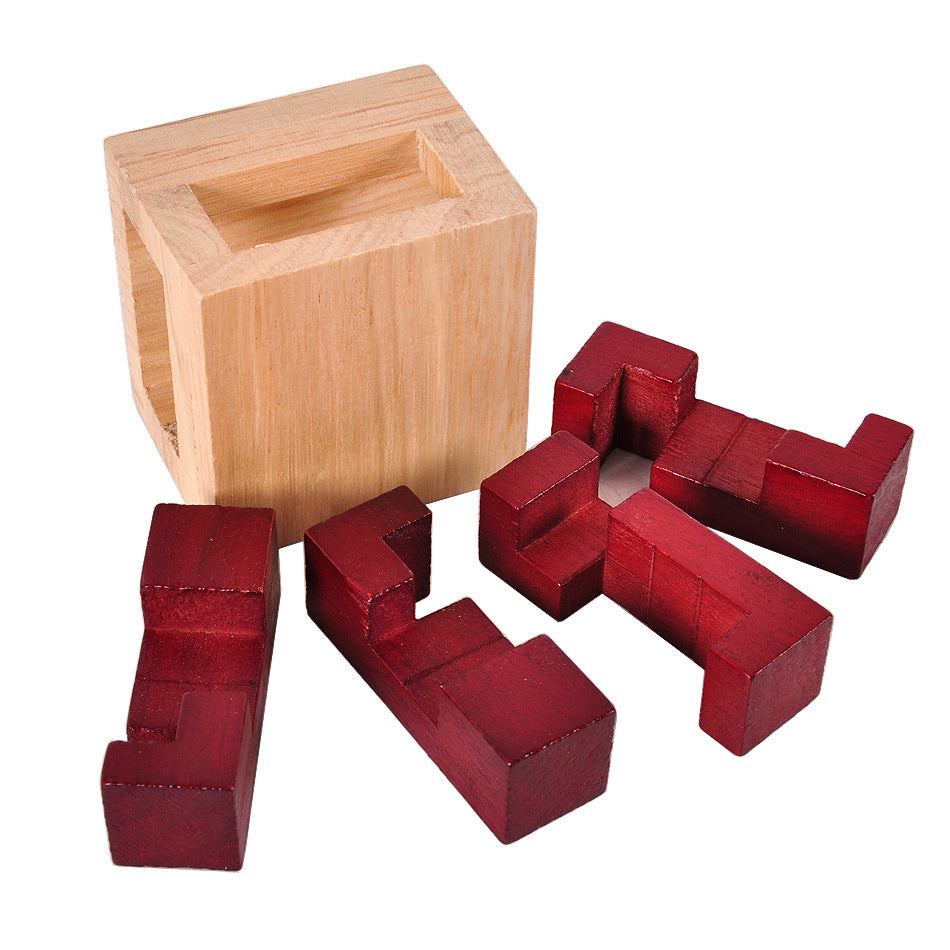 Brain Teaser Wood Puzzle Set